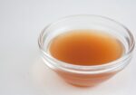 bowl of vinegar used to kill japanese knotweed